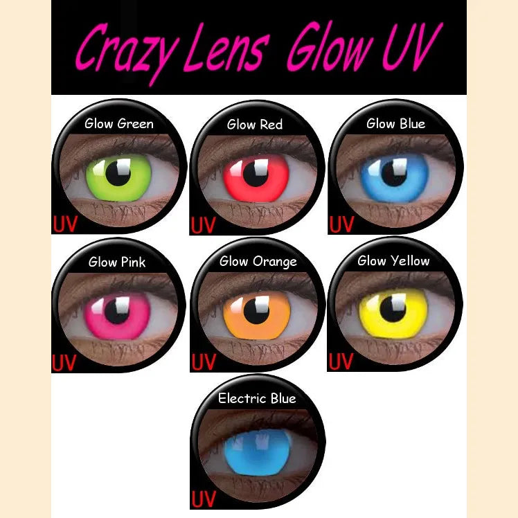 UV Glow Contact lenses
