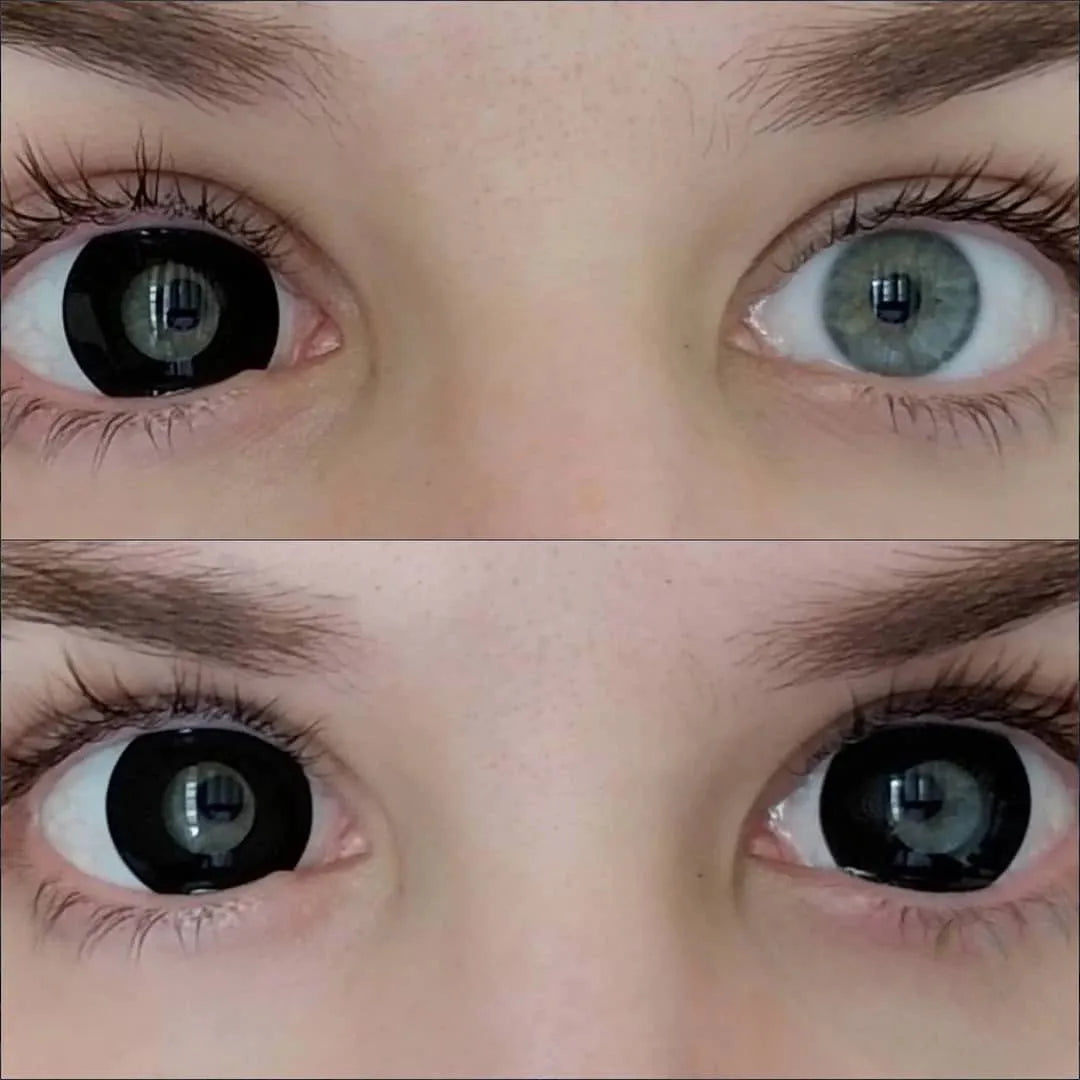 BLACK contact lenses