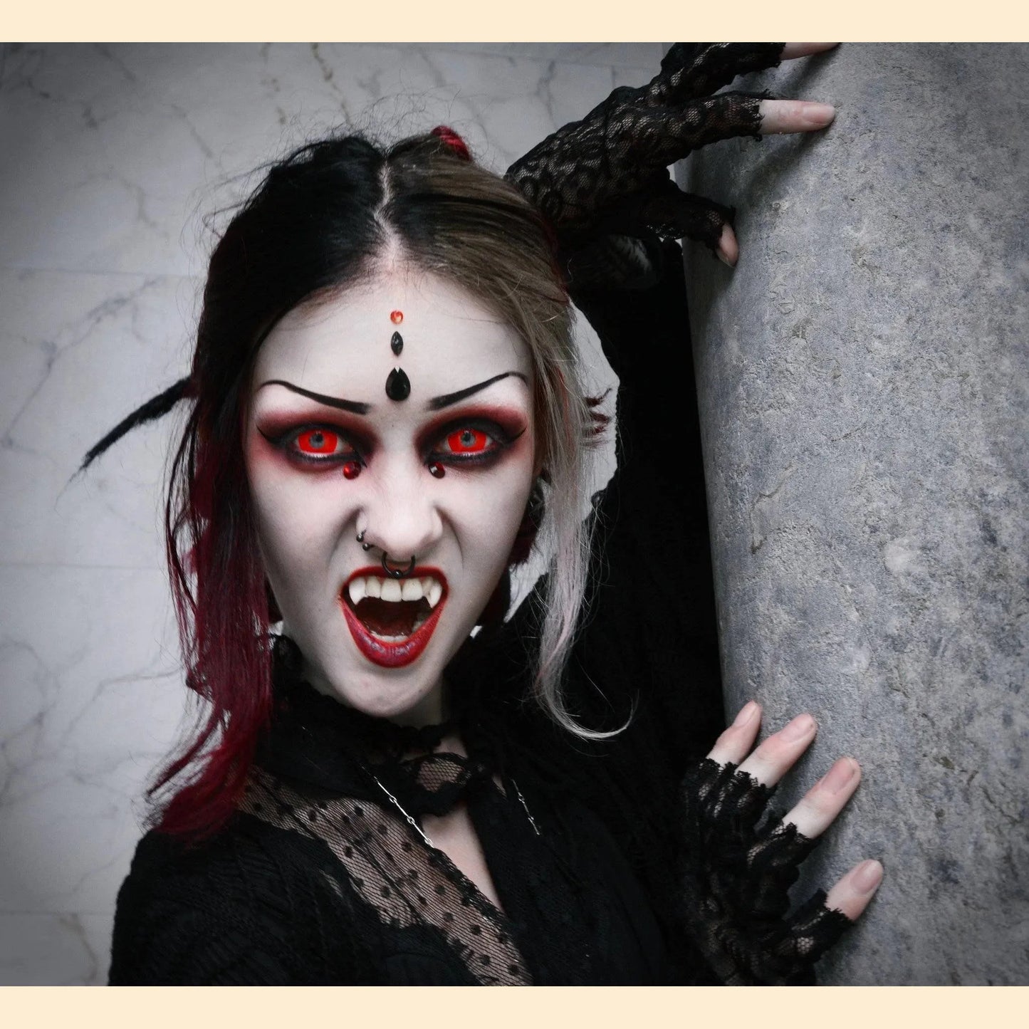 RED DEVIL DRACULA Contact lenses