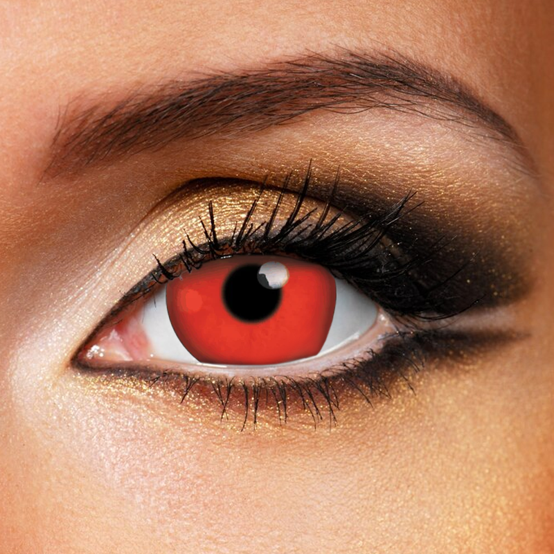 Red Earlens DAREDEVIL RED 17MM contact lenses – Coloured Eyes